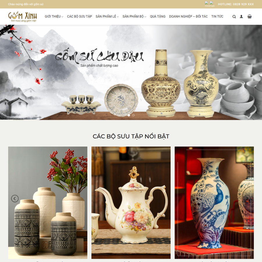Themes wordpress gom sứ