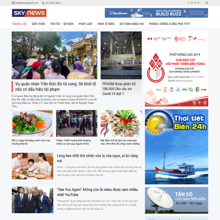 Theme WordPress Tin Tức 017