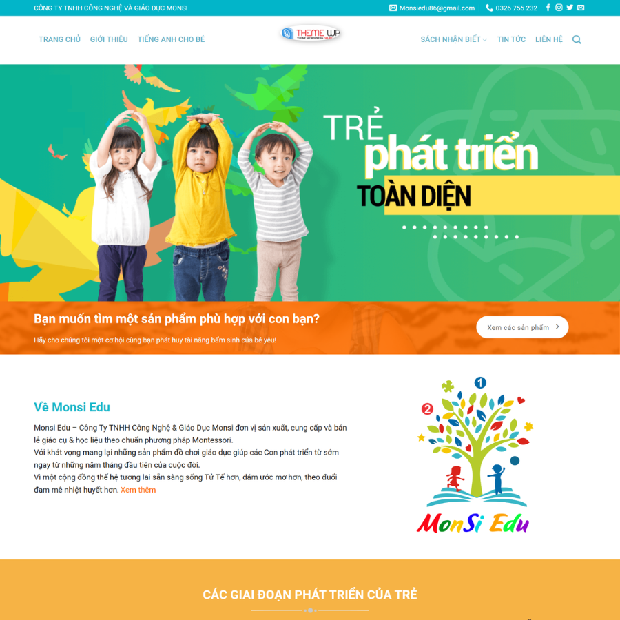 Themes wordpress giáo dục 07