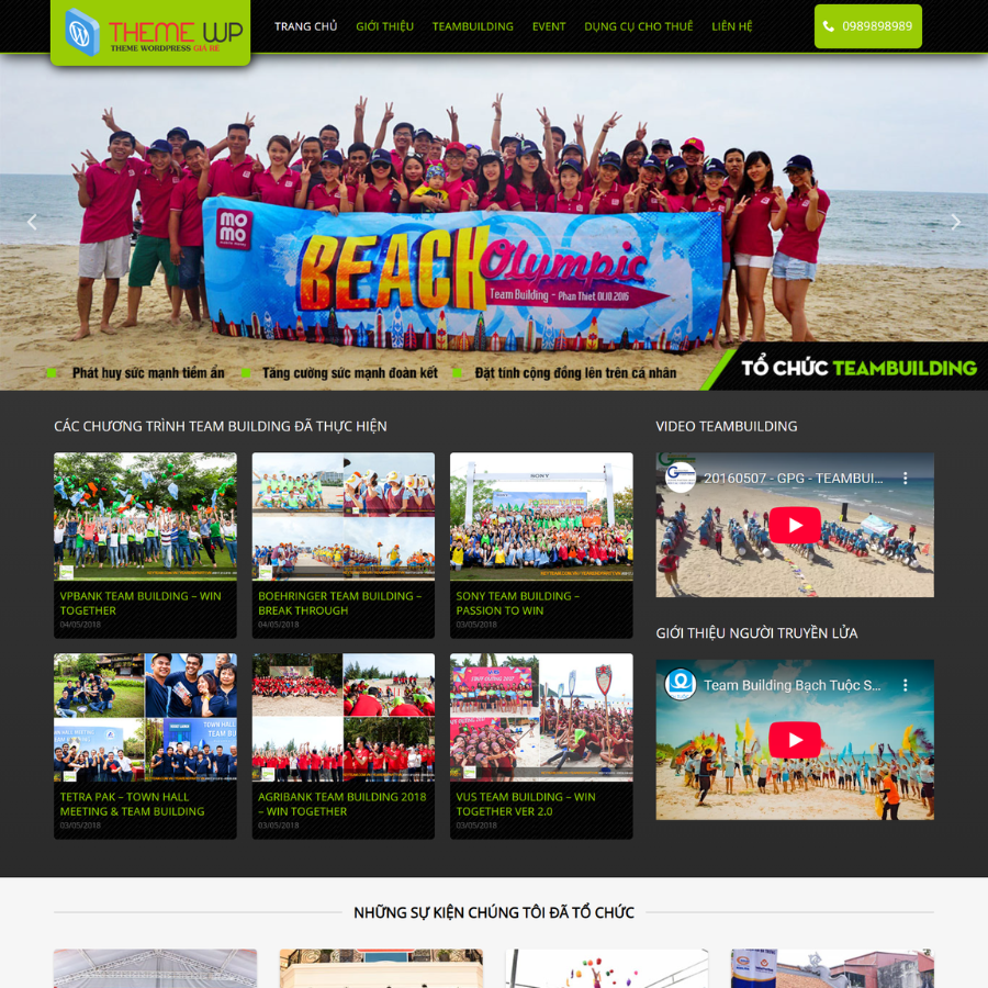 Themes wordpress Sự kiện 05