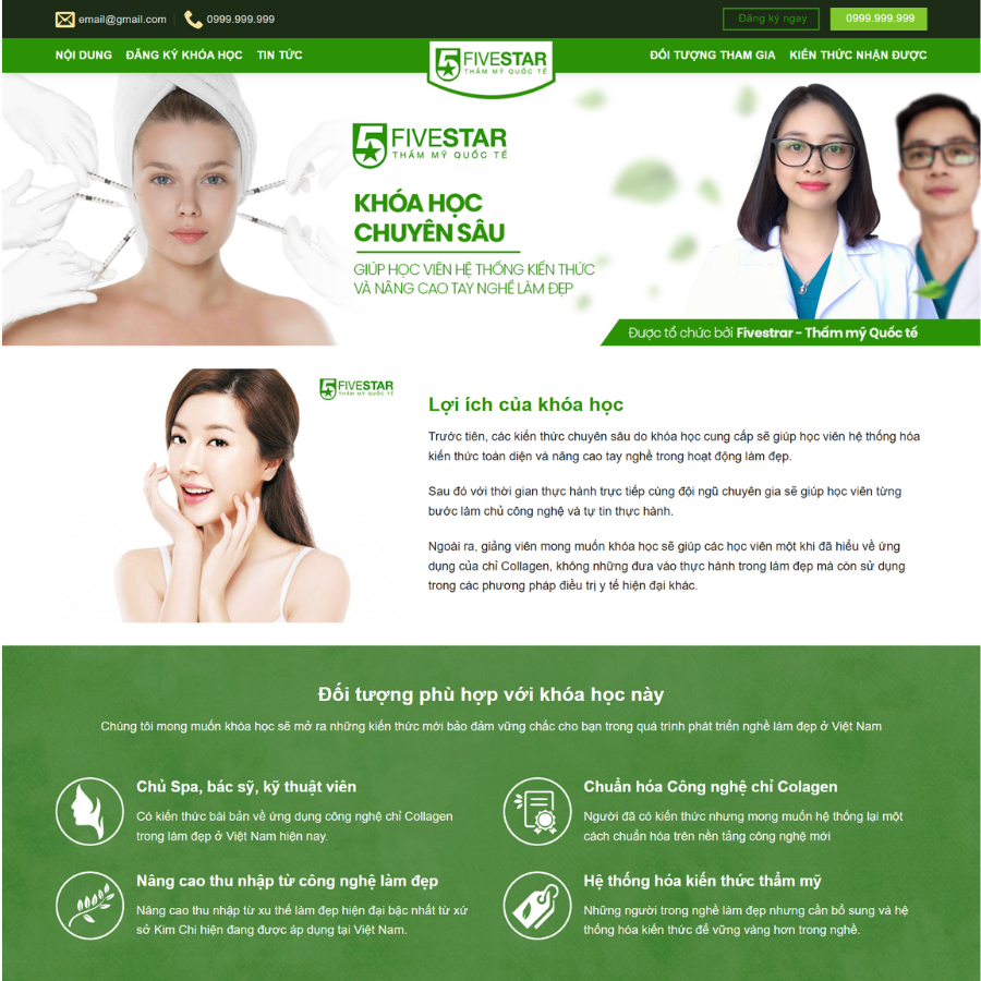 Themes wordpress Học Làm Đẹp